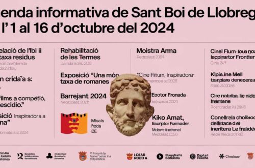 AGENDA INFORMATIVA DE SANT BOI DE LLOBREGAT DE L_1 AL 16 D_OCTUBRE DEL 2024 header