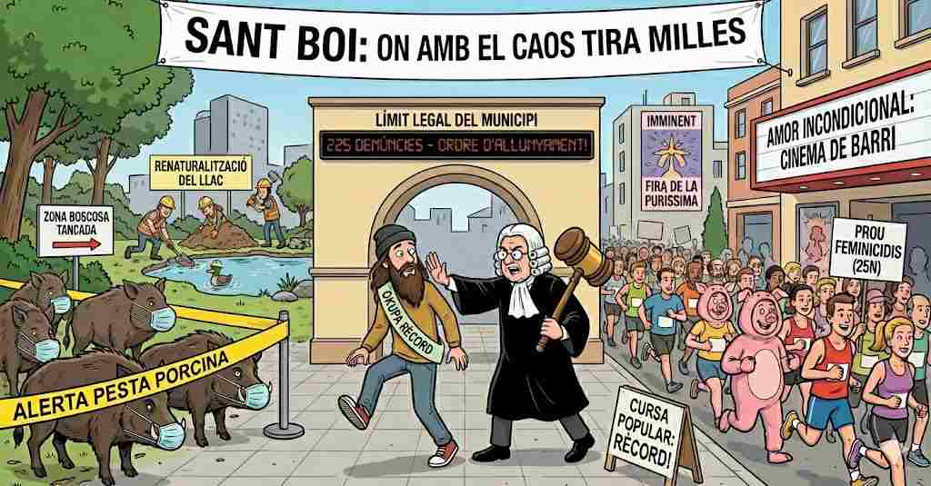 Sant Boi, Ciutat on amb el caos tira milles